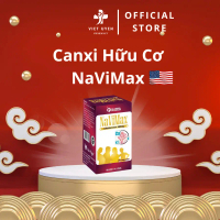 [Combo 3 Hộp] Canxi hữu cơ Navimax (Nhập Mỹ) - Bổ sung canxi tảo đỏ Mỹ, hỗ trợ xương chắc khỏe.