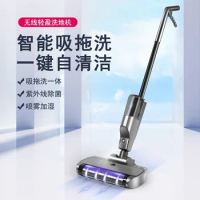 Automatic Household Cleaning Wireless Electric Mop. Intelligent Vacuum Water Spray Floor Mops Steam Multifunctional Home Cleaner