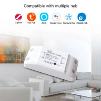 Zigbee3.0 Smart Home WiFi Wireless Switch Remote Control Compatible with Phi lipsHue Alexa Google Home Smartthings Hub Required