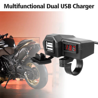 【ส่งของจากประเทศไทย】BEATY ที่ชาร์จมือถือมอเตอร์ไซค์ ที่ชาร์จ USB ติดมอเตอร์ไซค์ Motorcycle Charger ติดมอเตอร์ไซค์ เครื่องชาร์จ 3.1A 12V USB Charger Voltmeter