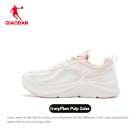 Qiaodan Red New Year Sports Casual Shoes Women Platform Mesh Breathable Running Shoes QXB022251212