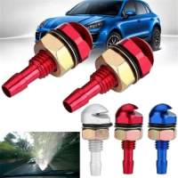 2Pcs Fan-Shaped Car Cleaning Universal Washer Bonnet Front Windshield Water Sprayer Auto Wiper Jet Nozzle Cover Washer Bonnet