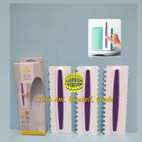 Stok Terbatas  - Wilton Icing Comb Set-3 ( Double Sided)