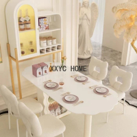 Design Nordic Dressing Table Folding Simple Coffee Modern Dining Table Multifunction White Mesa Comedor Meuble Furniture