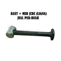 Baut Mur JCBC M 6 x 5 cm Connector Dipan Ranjang Bolt Furniture