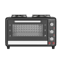 110V美規家用電烤箱35L大容量烤箱烘焙蛋撻多功能烤箱Oven【尚宜家居】