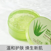300g Aloe Vera Gel After Sun Exposure Refreshing Nourishing Skin Rejuvenation Round Bottle Oil Control Aloe Vera Gel