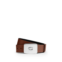 เข็มขัดรุ่น Plaque Buckle Belt, 38Mm, Size38 สีแดง