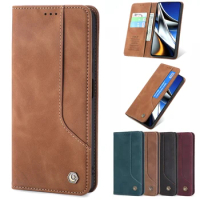 Leather Flip Case For Samsung Galaxy S20 FE S21 Ultra S10 S9 Plus A12 A32 A42 A52 A72 A51 A71 A31 A41 A21S Magnetic Wallet Cover