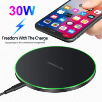 30W /20W Fast QI Charger Wireless For LG Velvet G9 Wing G8s G8 G8X G7 V30 V35 V40 V50 V60ThinQ Wireless Charger Charging Pad New
