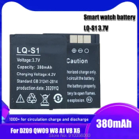 Smart Watch Battery LQ-S1 3.7V 380mah rechargeable battery for smart watch fashion meter QW09 DZ09 W8 A1 V8 X6 lithium batteries