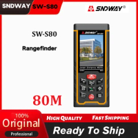 SNDWAY Laser Rangefinder Color LCD laser Distance Meter 120M 80M Range Finder Digital Angle Ruler Measuring Camera Range Finder