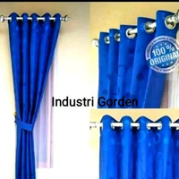 Gorden Jendela Pintu Minimalis 12 Warna Varian Polos Motif Polkadot Tirai Korden Gordyn Hordeng Panj