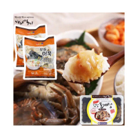 【韓國水協】韓國冷凍醬油螃蟹超值組(醬油螃蟹650g/1盒+迷你原味綜合魚板湯235g/2包)