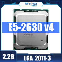 Used Original Intel Xeon E5 2630 V4 E5-2630V4 Processor SR2R7 2.2GHz 10-Cores 25M LGA 2011-3 Xeon V4 Series CPU