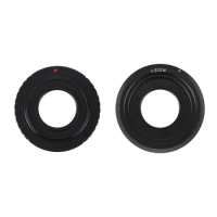 2 Pcs Black C-Mount Lens Camera Lens Adapter Ring, 1 Pcs Fits For Canon EOS M M2 M3 &amp; 1 Pcs Fits For Fujifilm X Mount Fuji X-Pro