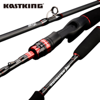 KastKing Max Steel Rod Carbon Spinning Casting Fishing Rod with 1.80m 1.98m 2.13m 2.28m 2.40m(Long Cast) Baitcasting Rod for Bass Pike Fishing 5LkI