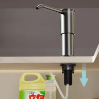 Detergent dispenser, soap dispenser, kitchen sink, extension tube, vegetable basin, sink, detergent bottle