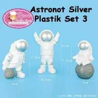 Topper Astronot Luar Angkasa Silver