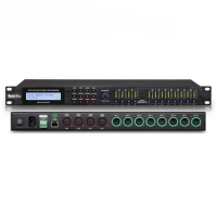 Professional 4 input 8 output digital audio processor speaker processor DSP audio processor free shipment