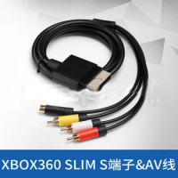 1.8M S-AV Cable for XBOX360 SLIM console