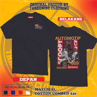 KAOS HONDA SCOOPY ORIGINAL COTTON COMBED 24S Pria Baju Distro Katun Keren Oblong Surfing Sablon