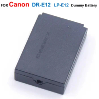 LP-E12 Fake Battery DR-E12 DC Coupler Fit Camera Power Adapter Charger Supply For Canon EOS M EOS-M2 EOS M50 M10 M100 EOS-M100