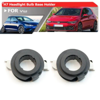 For VW MK7.5 Golf/Golf GTI e-Golf Golf R Alltrack Sportwagen H7 LED Headlight Bulb Base Holder Adapters Retainer Socket Brackets
