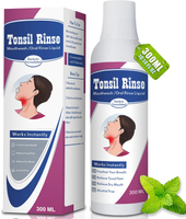 Tonsil Rinse & Tonsil Stone Mouthwash – Natural Tonsil Stone Remover Mouthwash – Soothes Tonsils and