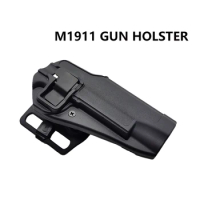 Tactical Gun Holster M1911 Waist Hanging Holster Military Training Gear Pistol Case CS Sport Equipment
