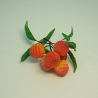 《食物模型》六瓣荔枝 水果模型 - B1065
