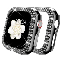 Diamond Case For Apple watch 40mm 42mm 38mm Accessories Bling Bumper Screen Protector Cover iWatch series 3 4 5 6 se accessories