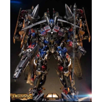 In Stock 3A Threezero DLX Transformation 2 OP Skyfire Combined Alloy Skeleton Movable Model Action Figures