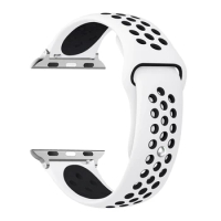 Sport Silicone Strap For Apple Watch Band 44mm 45mm 49mm 41mm 42mm 38 40mm correa Bracelet iwatch Series 5 4 6 7 8 9 Ultra 2 SE