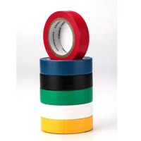 10 PCS PVC Waterproof Tape Electrical Insulation Tape 6 Color Ultra-Thin Ultra-Adhesive Wear-resistant Flame Retardant Lead-free