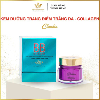 CLAUDIA BB Cream Kem Dưỡng Trắng Da Trang Điểm Collagen 10g