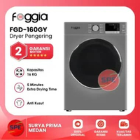 DRYER FOGGIA KAPASITAS 16 KG FGD160 / FGD-160 MESIN PENGERING PAKAIAN (GARANSI RESMI MEDAN)