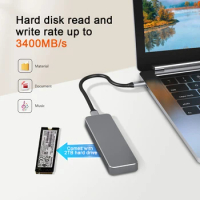 2TB SSD With SSD Enclosure External SSD Hard Drives Portable Mobile Solid State Drive for Laptops Desktop