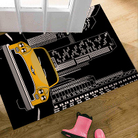 范登伯格 - 大藝術家 進口地毯 - 計程車 (60 x 100cm)