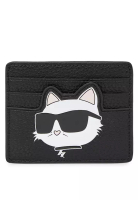 Karl Lagerfeld Ikon Pebble Choupette Card Holder