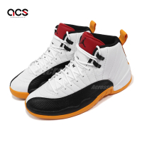 Nike Air Jordan 12 Retro GC 男鞋 白 黑 橘黃 25週年 中國 12代 休閒鞋 DR8887-100