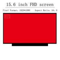 15.6" Slim LED matrix For dell inspiron 15-7580 7590 7591 5501 3501 5502 3505 5508 5509 laptop lcd screen panel 30pins no touch