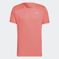 【adidas 愛迪達】ADIDAS OWN THE RUN COOLER 男粉紅短袖T恤 排汗 KAORACER HB7459