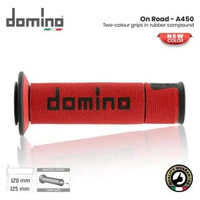 Handgrip Domino Italy A450 Original Universal Merah Hitam