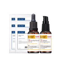 【Dr.Hsieh 達特醫】官方直營★早C晚A濃度加強組(1.8%維C醣苷30ml+1.5%A醇30ml+維C醣苷面膜*3+A醇面膜*3)