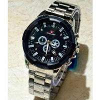 (FS) Jam Tangan Pria / Cowok Swis Made Fashion 10501HB Chrono Variasi & Tgl Aktif - COD