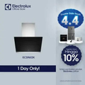Cooker Hood Chimney Electrolux ECS9612K - 896mm Lebar, Silver, Dengan Sensor Gerakan dan Pengingat Pembersihan
