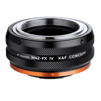 K&amp;F Concept M42-FX M42 Mount Lens Screw to Fujifilm X XF FX Mount Camera Adapter Ring for Fuji XT30 XT2 XT3 XT4