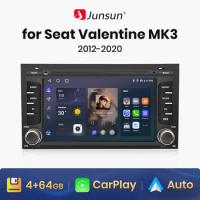 Junsun V1 Android Autoradio for Seat Leon MK3 5F 2012 - 2018 Car Radio Multimedia Bluetooth 7 Inch Touch Screen DVD Player
