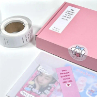 Cuộn 100 sticker niêm phong gói hàng